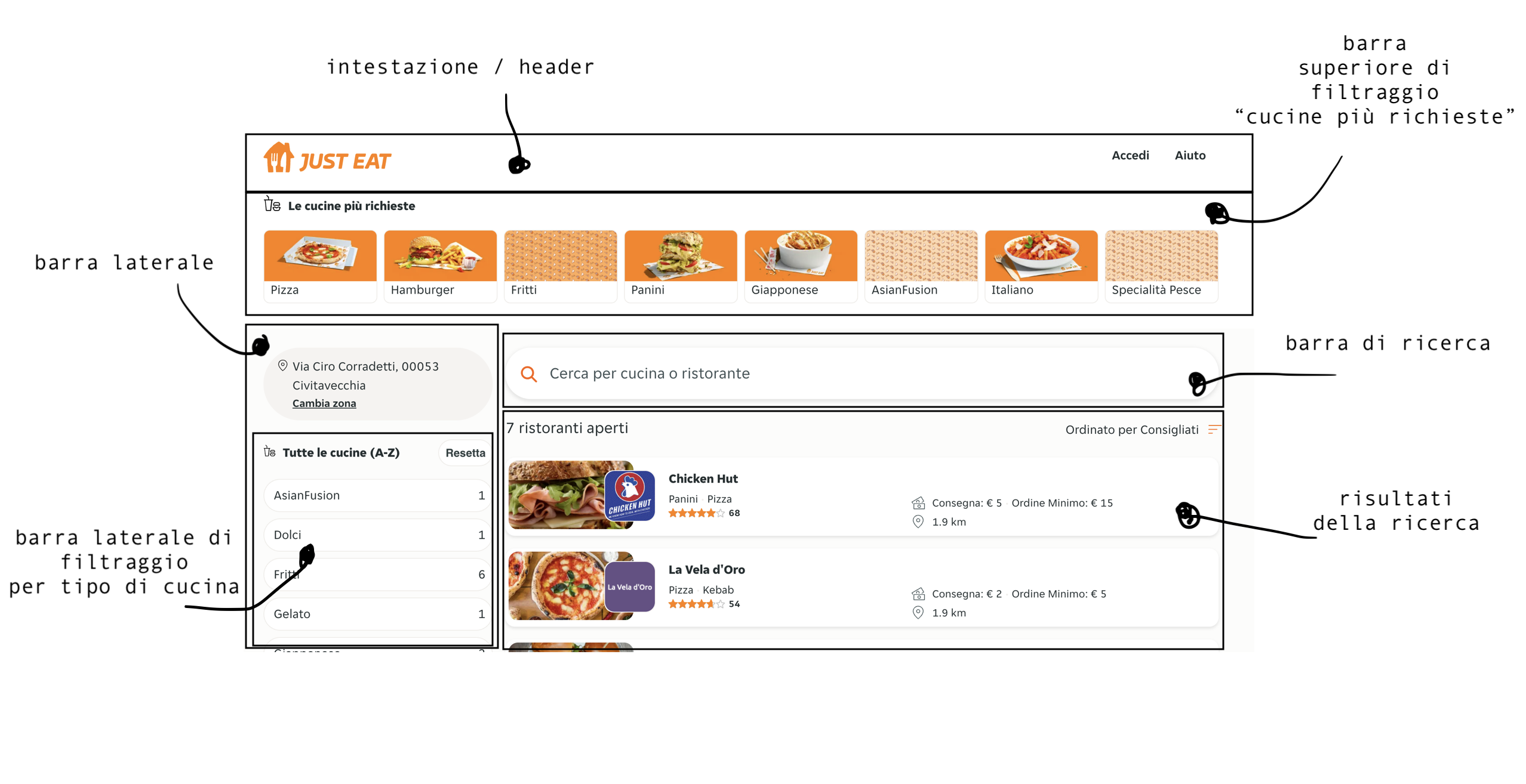justeat page cut justeat page cut